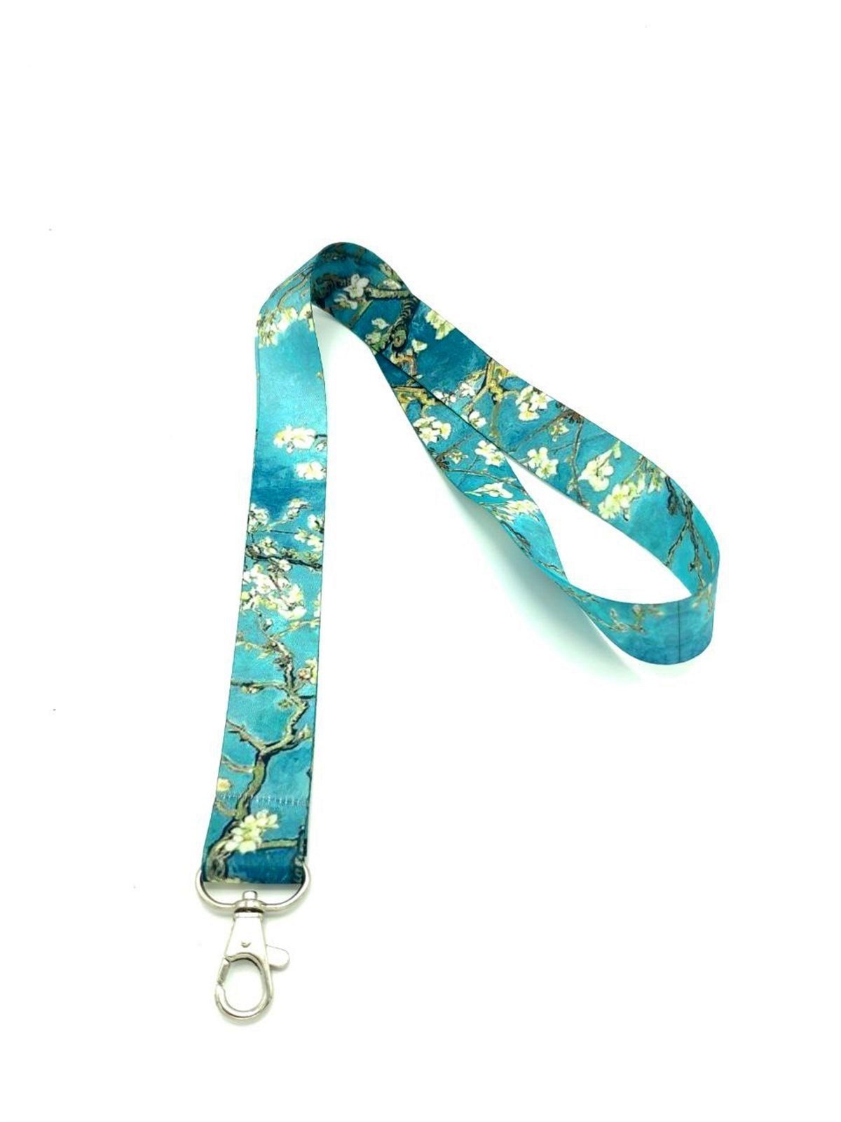 Mavi Ağaç Desenli Boyun Askısı 