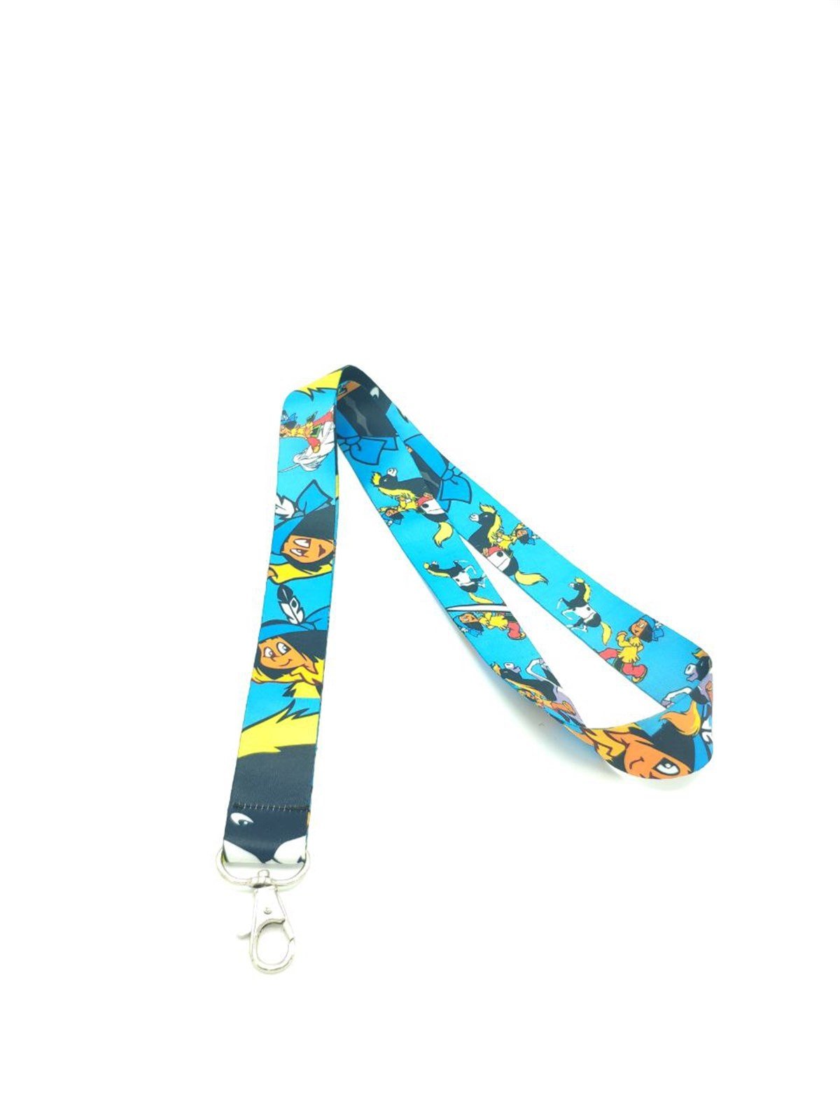 Mavi Bandanalı Kız Desenli Boyun Askısı 