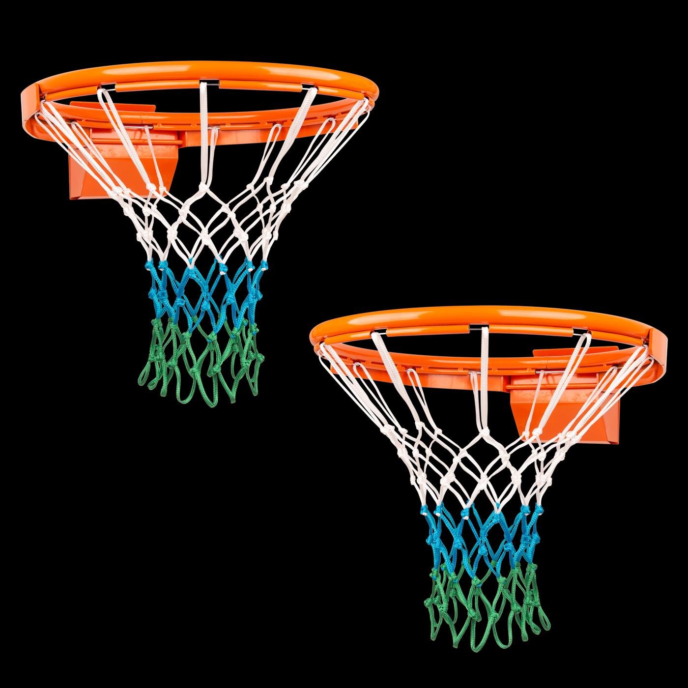 Nodes Basketbol Pota Filesi Beyaz Mavi Yeşil