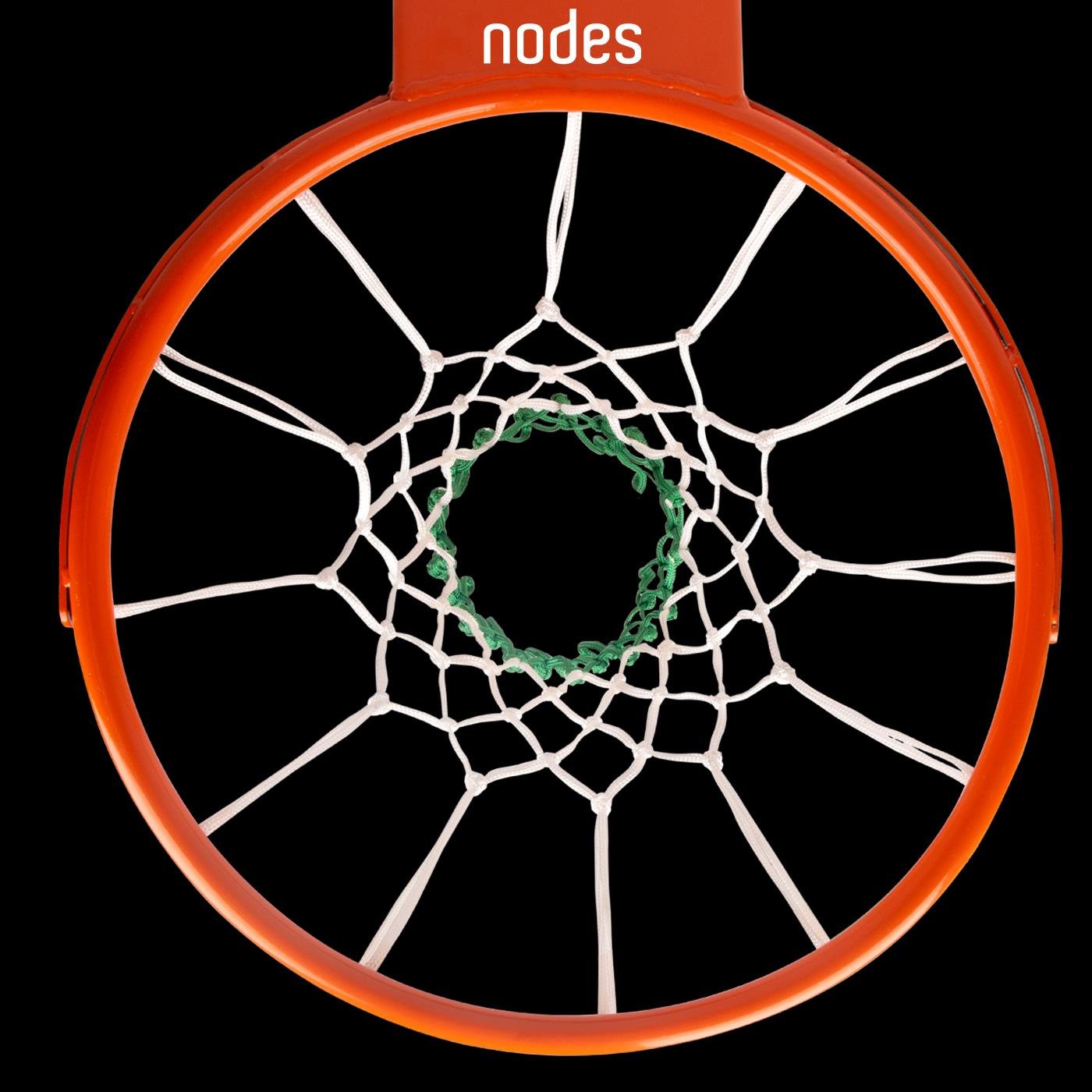 Nodes Basketbol Pota Filesi Beyaz Yeşil