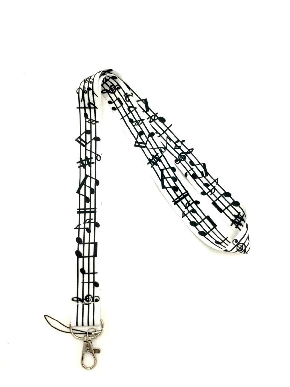 Nota Desenli Boyun Askısı 