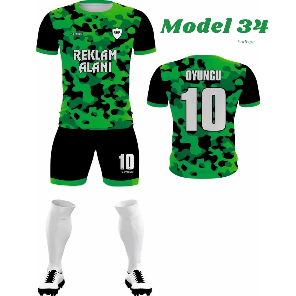 Özel Tasarım Futbol Forma Takımı Model 34