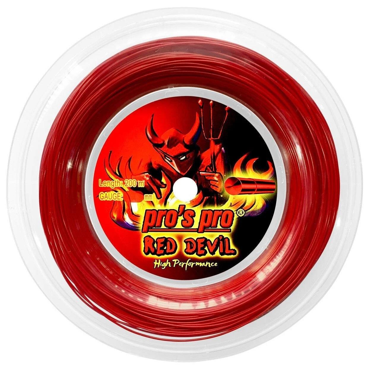 Pros Pro Red Devil 1,24 mm. Rulo Raket Kordajı 200 metre Kırmızı