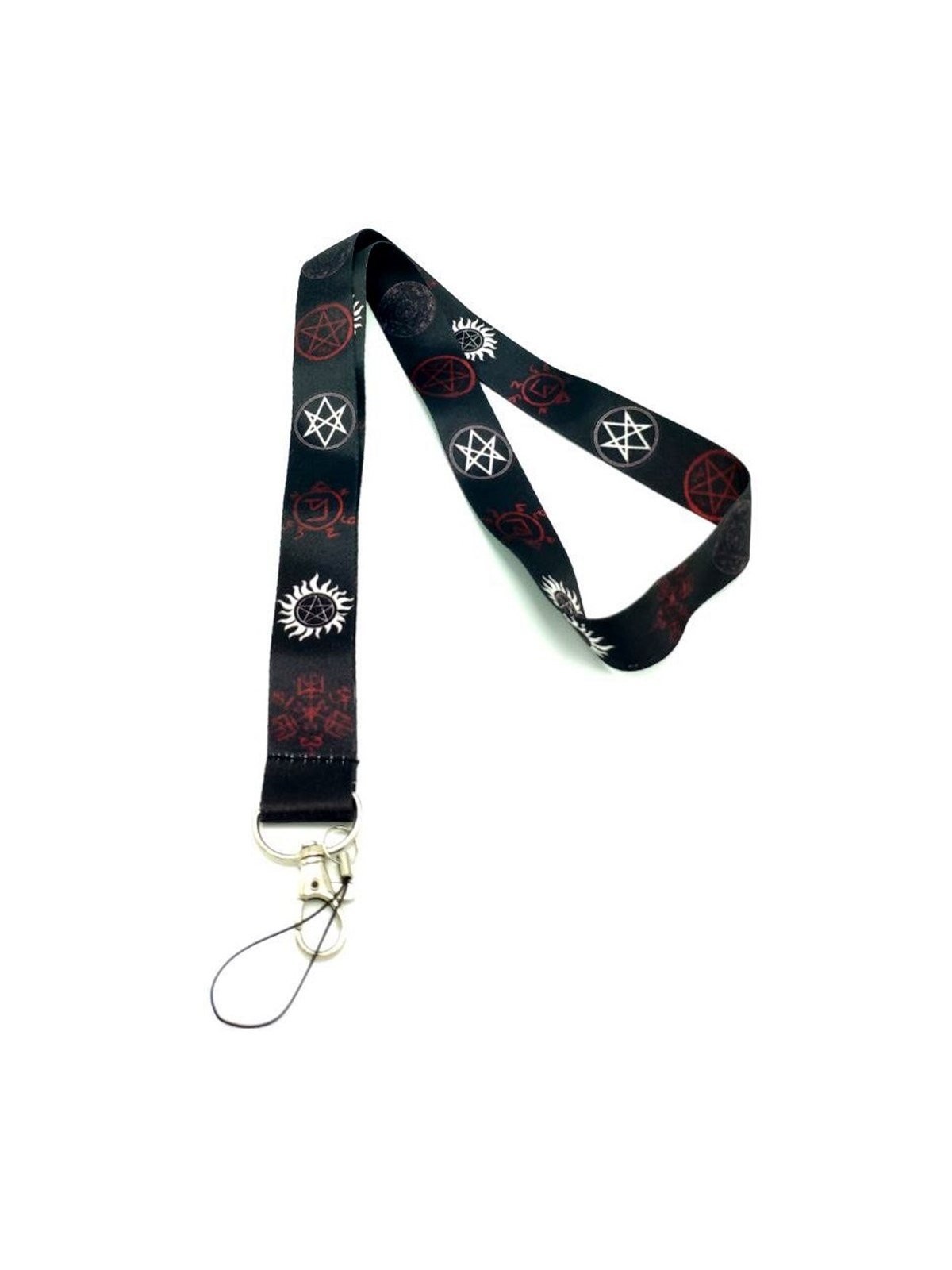 Simgeler Desenli Boyun Askısı 