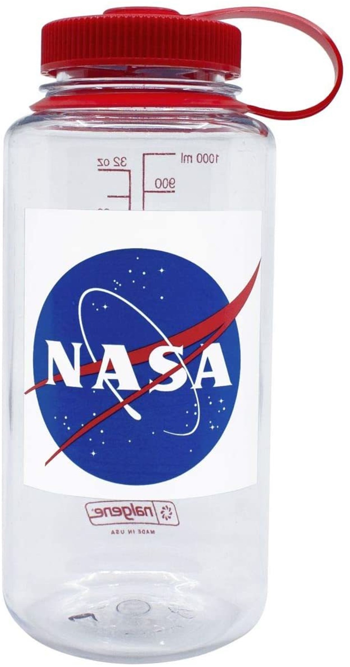 Nalgene 32 Oz Nasa Logo Tritan Suluk Matara 1 Litre Şeffaf