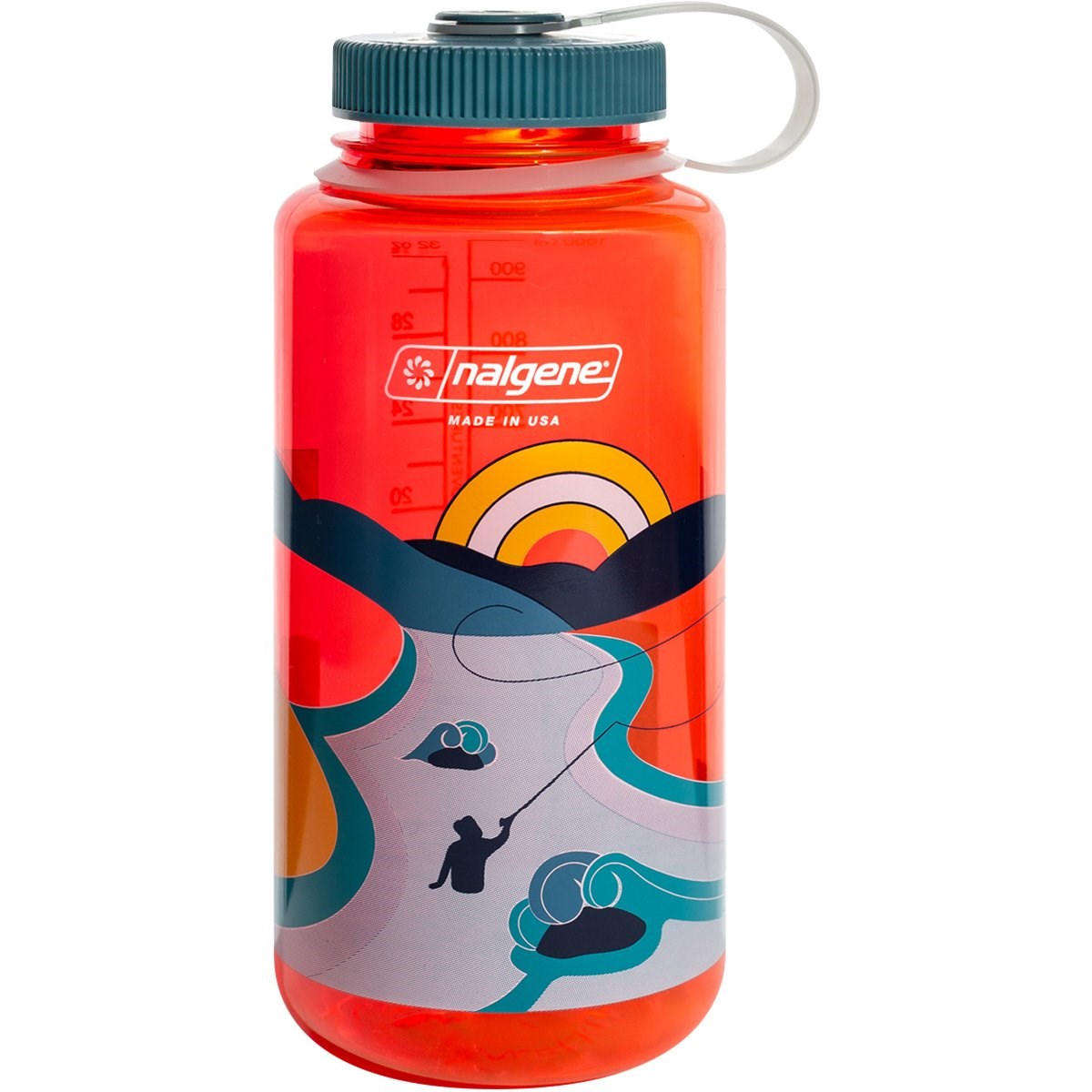 Nalgene 32 Oz Retro Pomegranate Tritan Suluk Matara 1 Litre Kırmızı