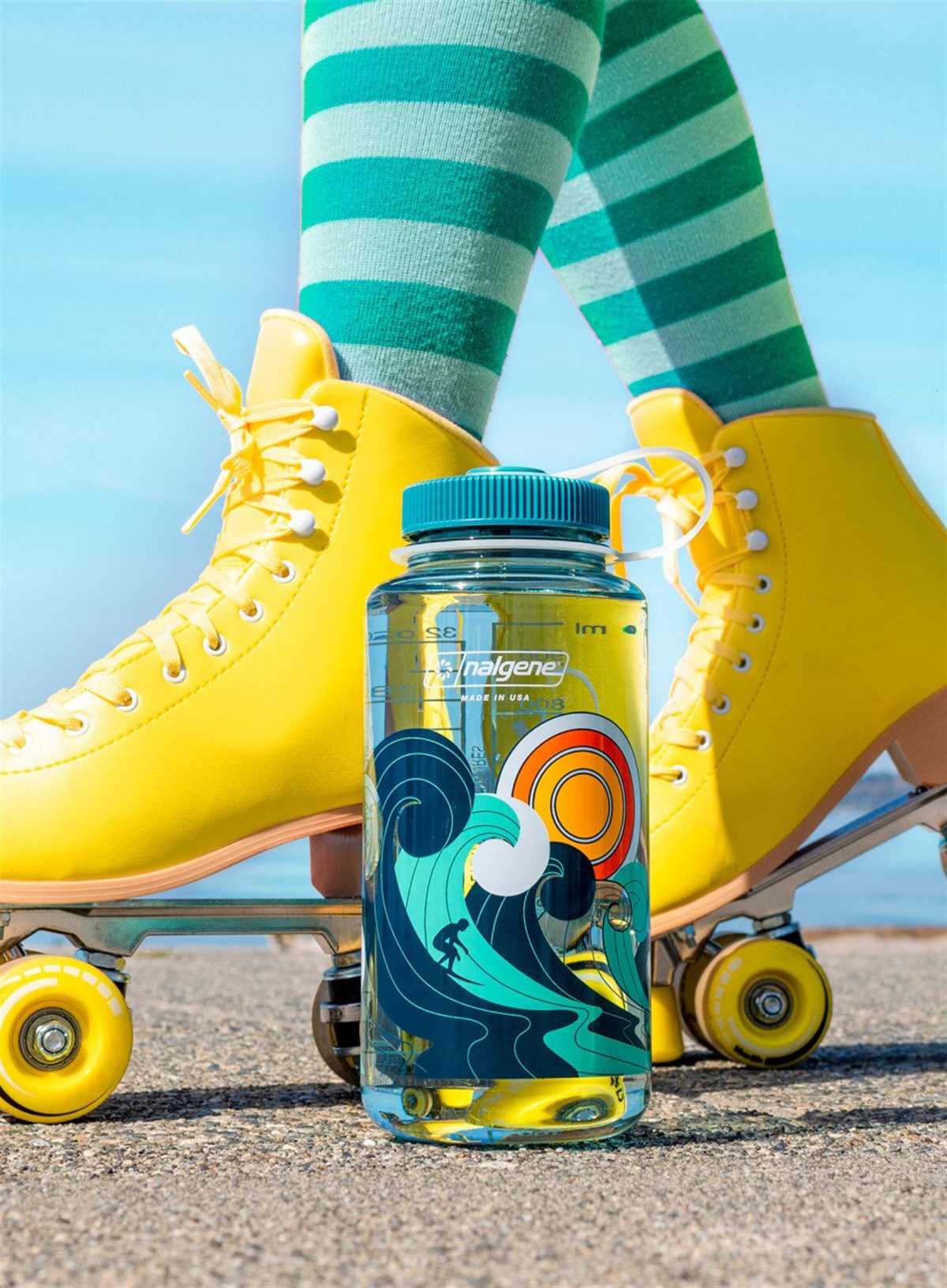 Nalgene 32 Oz Retro Seafoam Tritan Suluk Matara 1 Litre Mercan Mavisi