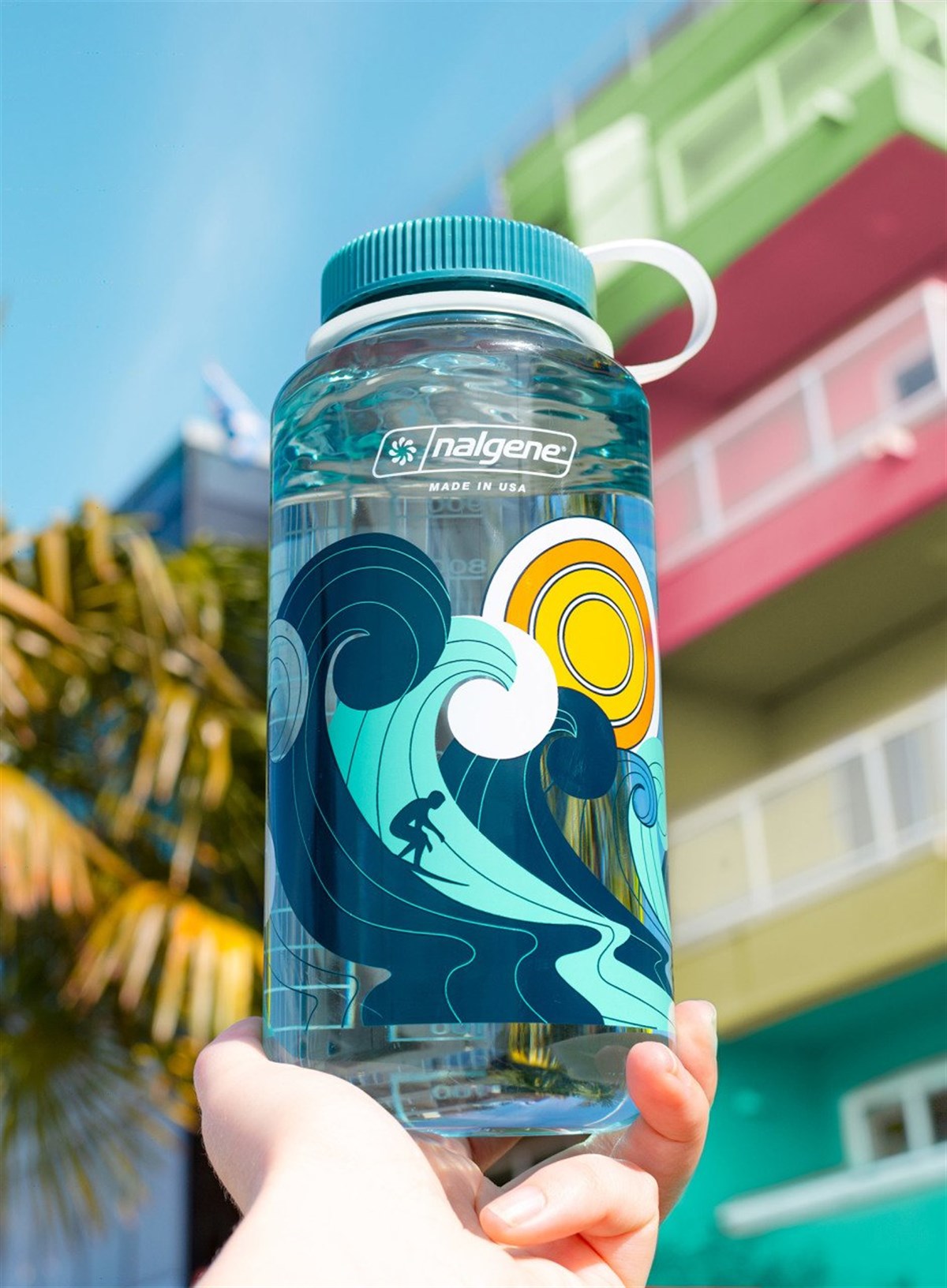 Nalgene 32 Oz Retro Seafoam Tritan Suluk Matara 1 Litre Mercan Mavisi