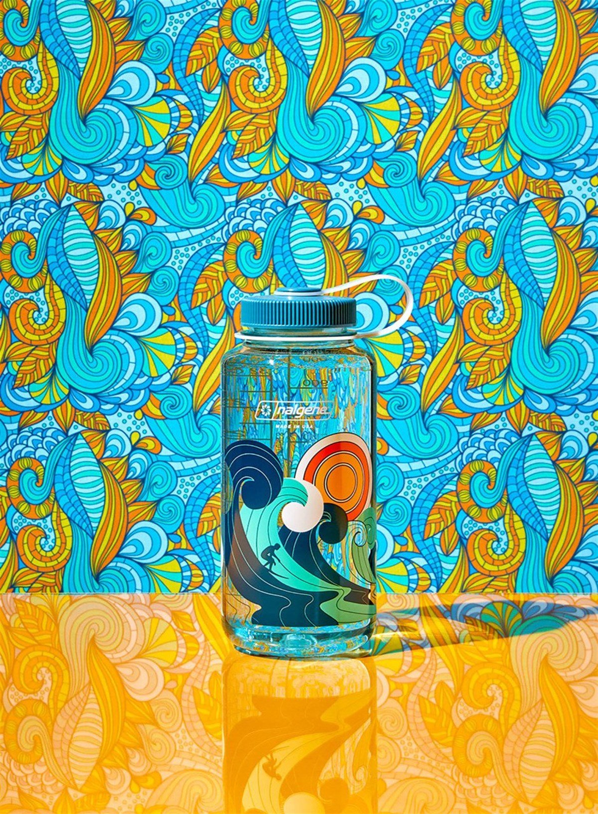 Nalgene 32 Oz Retro Seafoam Tritan Suluk Matara 1 Litre Mercan Mavisi