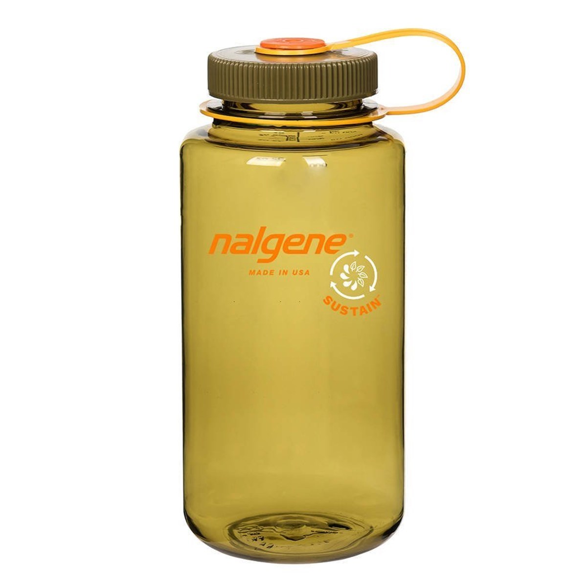Nalgene 32 Oz WM Sustain Suluk Matara 1 Litre Zeytin yeşili Renkli