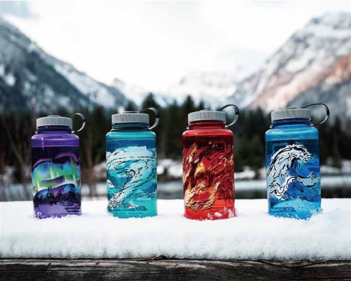 Nalgene 32 Oz WM Trout Wind Suluk Matara 1 Litre Kırmızı 682019-0143