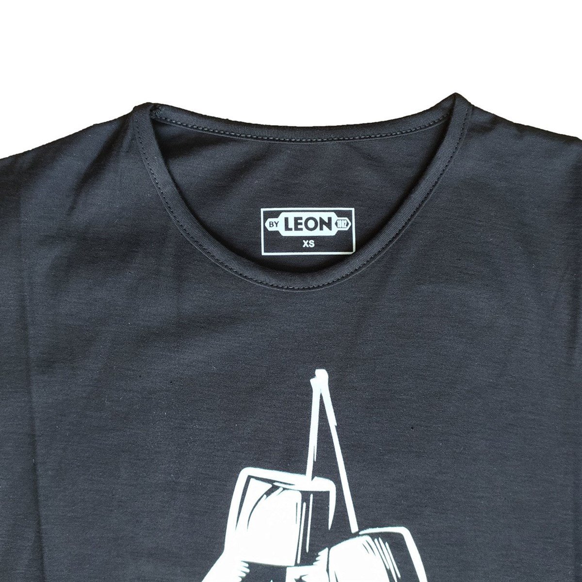 Suprem Penye Pamuklu Kickboxing Tişört Siyah