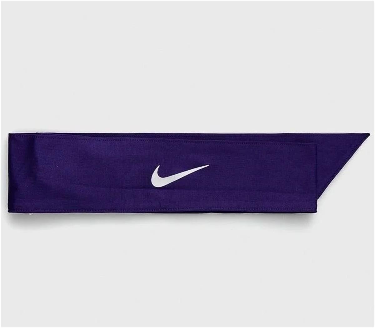 Nike Dri Fit Head Tie Bandana Tenisçi Kafa Bandı Mor
