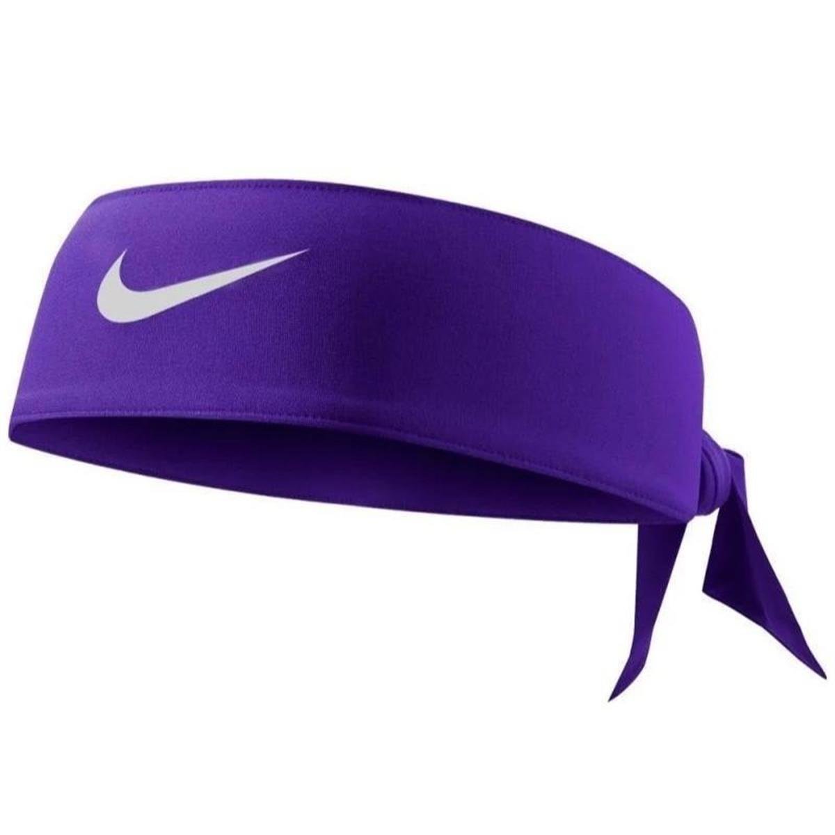 Nike Dri Fit Head Tie Bandana Tenisçi Kafa Bandı Mor