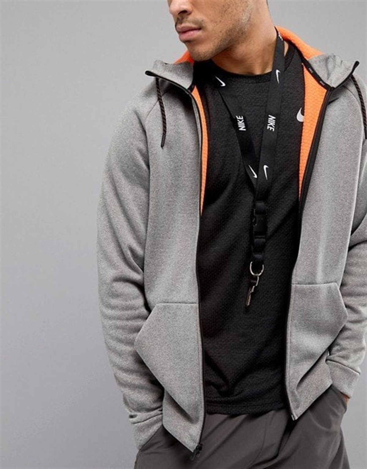 Nike Lanyard Çok Amaçlı Boyun Askısı Siyah Renk
