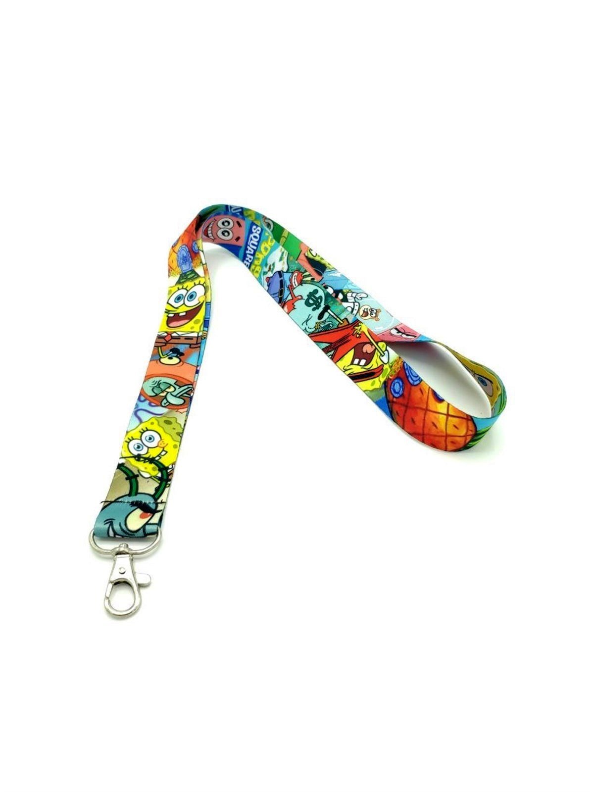 Sünger Bob Desenli Boyun Askısı 