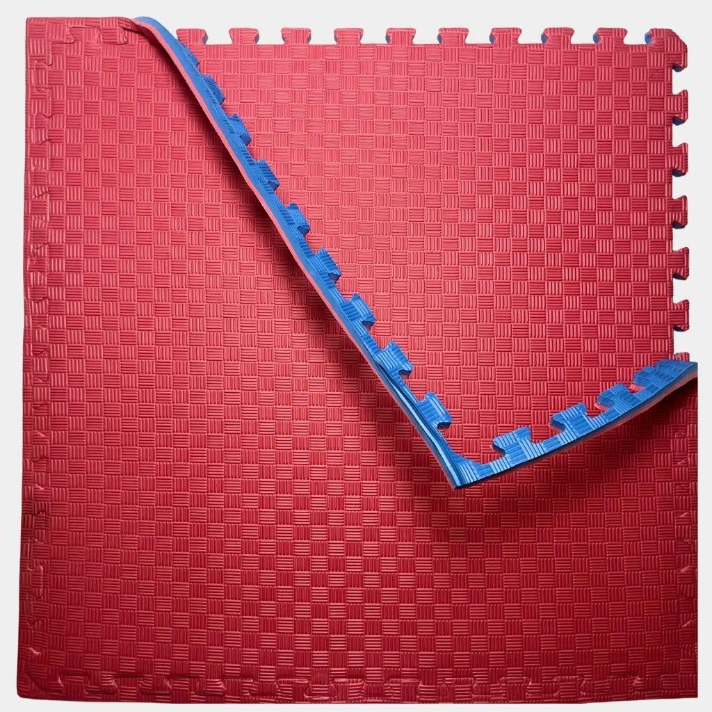 Tatami Mavi Kırmızı Çift Renk 100x100 cm 26 mm Kalınlık