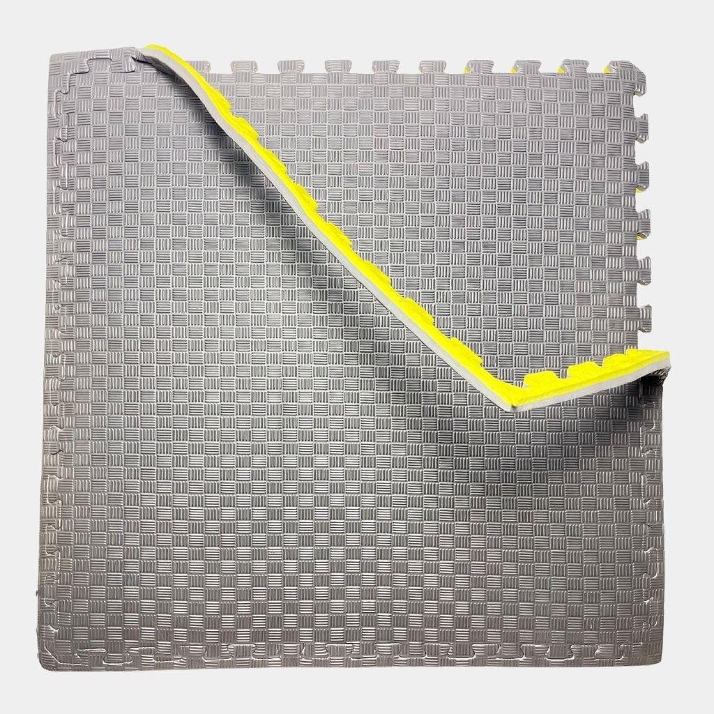 Tatami Sarı Gri Çift Renk 100x100 cm 26 mm Kalınlık