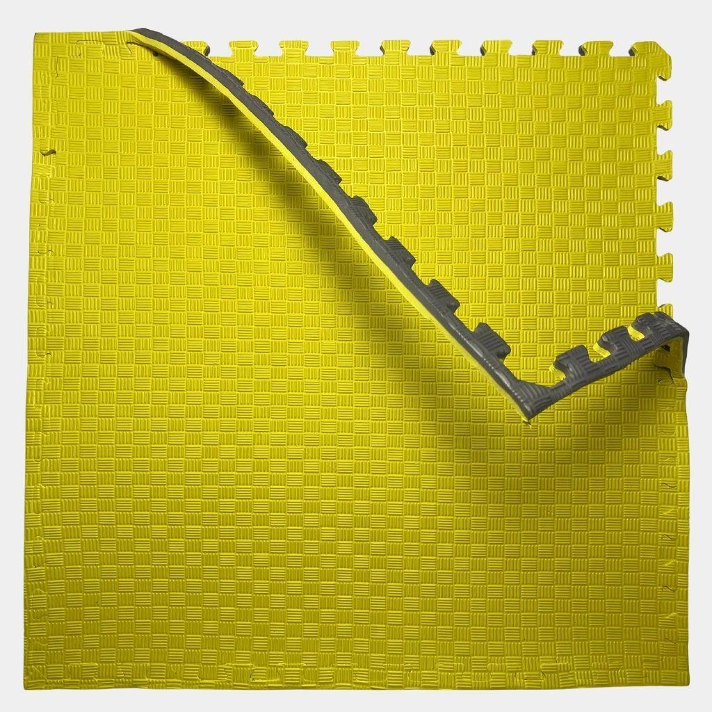 Tatami Sarı Siyah Çift Renk 100x100 cm 26 mm Kalınlık