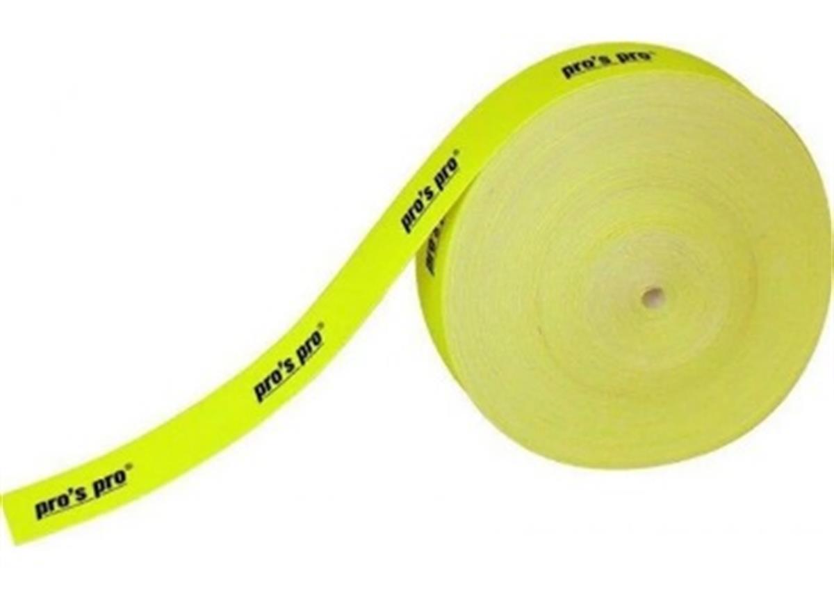 Pros Pro Tenis Raketi Kafa Koruyucu Bant 50 Metre Sarı