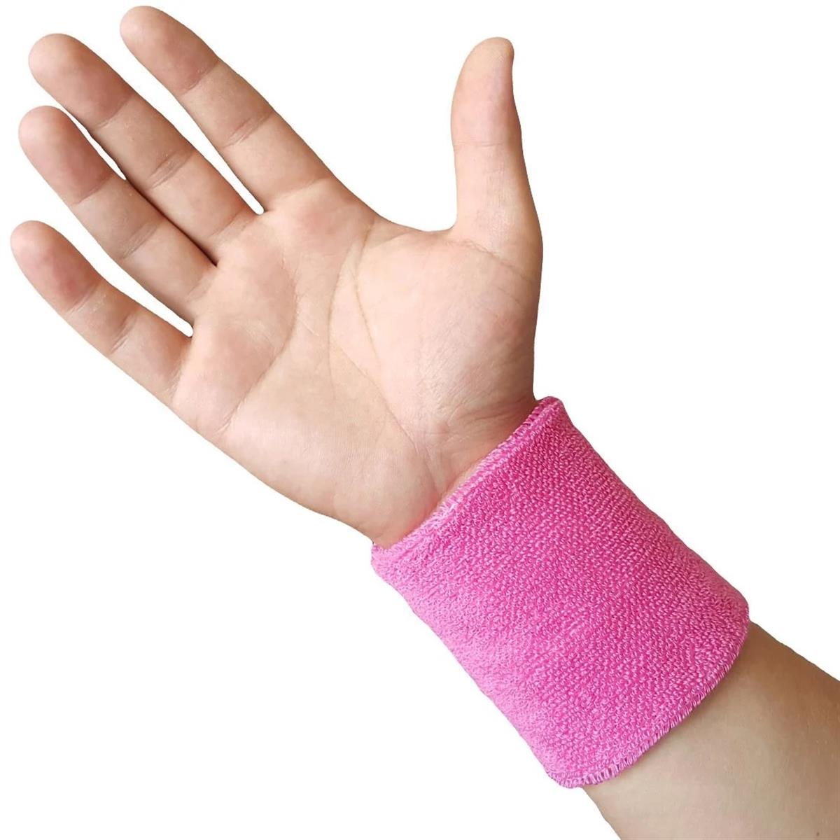 Sporcu Havlu El Bilekliği Ekonomik Bileklik Pembe