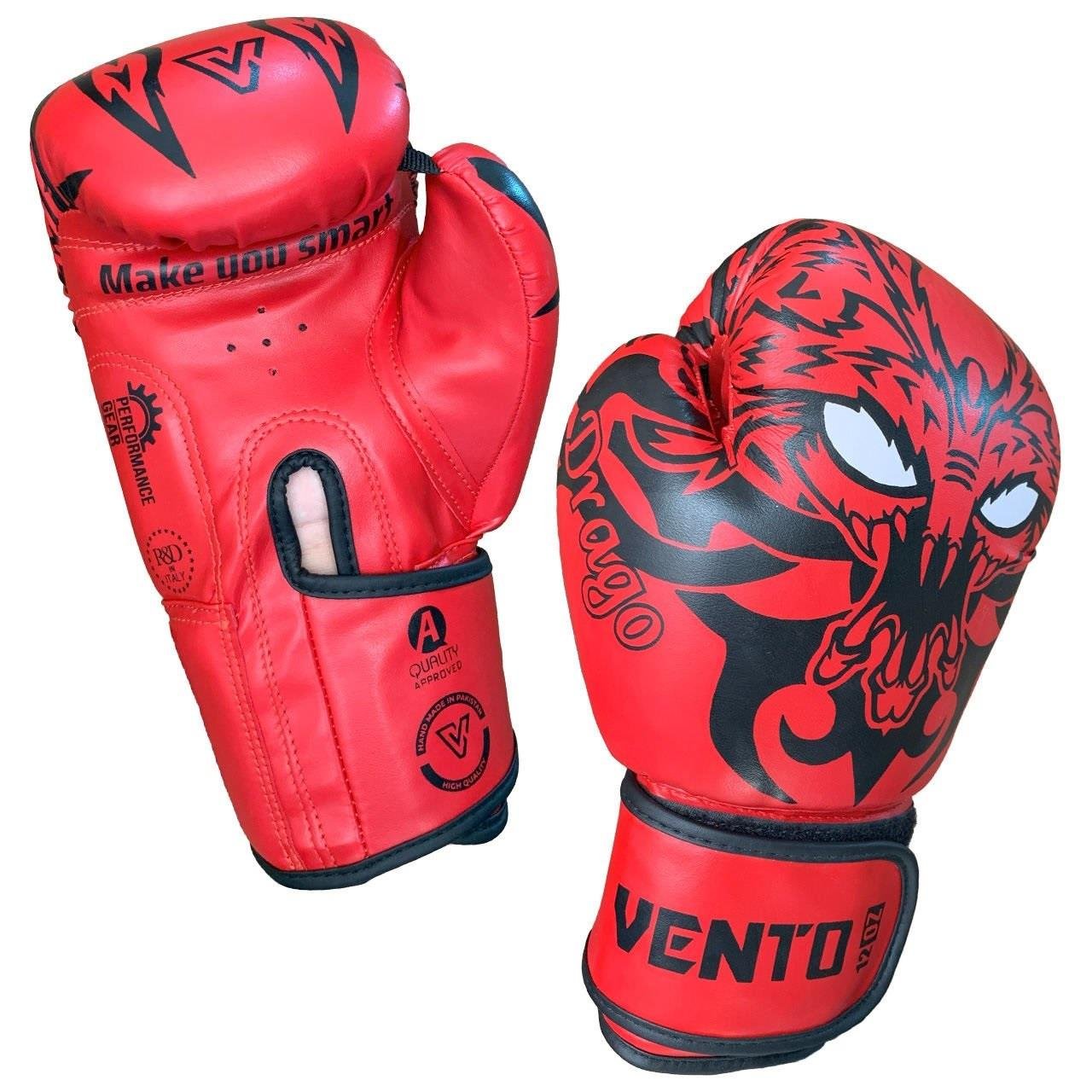 Vento Drago Boks ve Kick-Boks Eldiveni Kırmızı