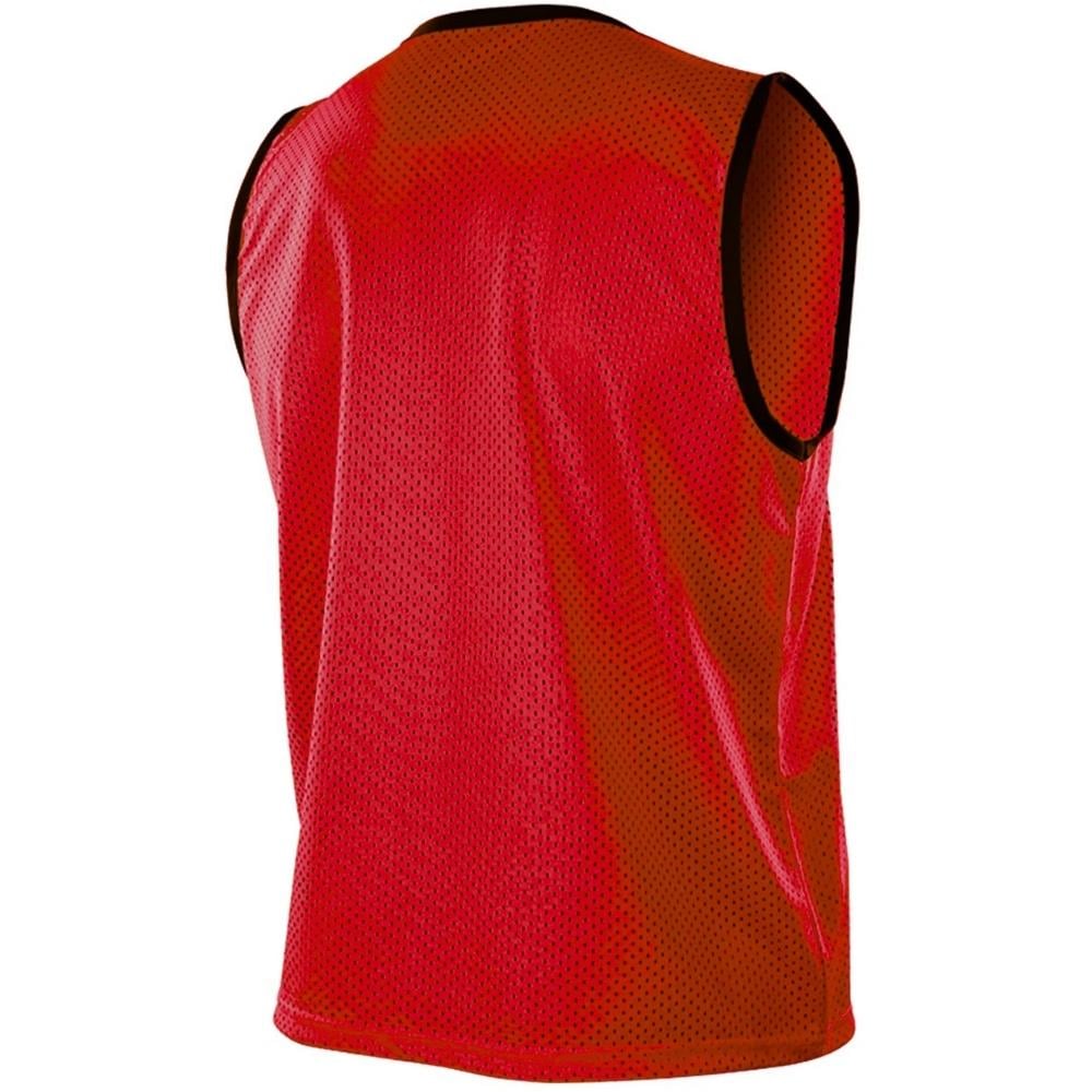 Yetişkin Boy Fileli Sporcu Antrenman Yeleği Bip Yelek Kırmızı