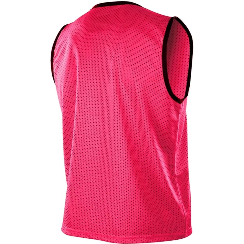 Yetişkin Boy Fileli Sporcu Antrenman Yeleği Bip Yelek Pembe