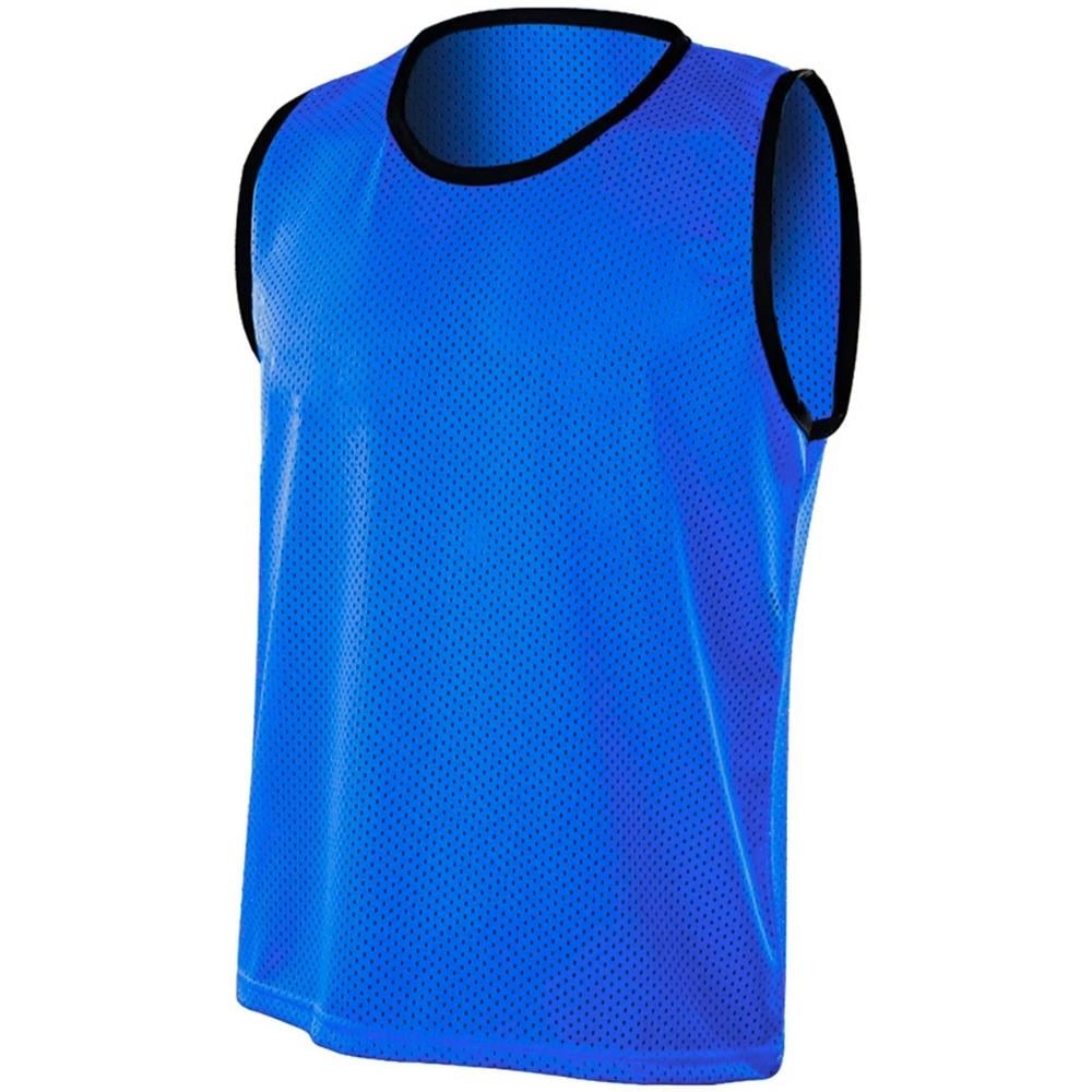 Yetişkin Boy Fileli Sporcu Antrenman Yeleği Bip Yelek Mavi