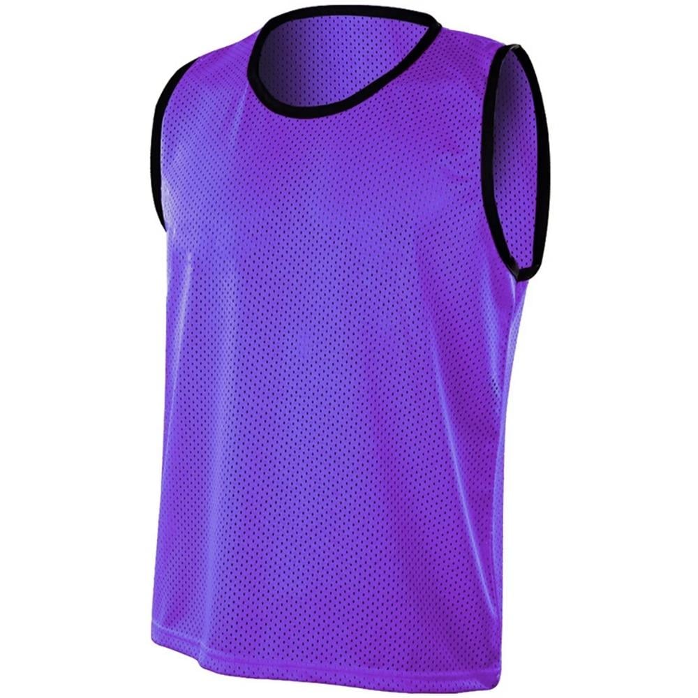 Yetişkin Boy Fileli Sporcu Antrenman Yeleği Bip Yelek Mor