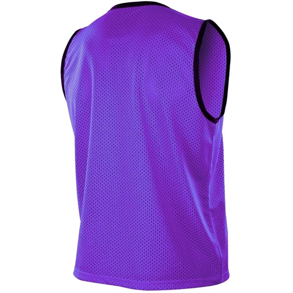 Yetişkin Boy Fileli Sporcu Antrenman Yeleği Bip Yelek Mor