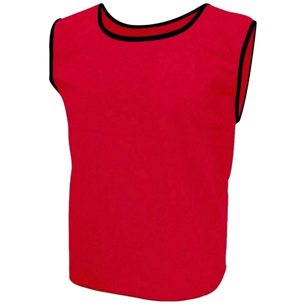 Yetişkin Boy Sporcu Antrenman Yeleği Bip Yelek Kırmızı