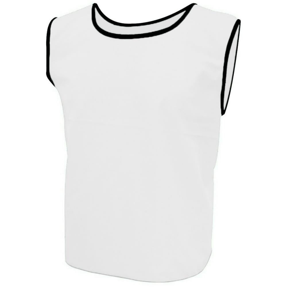 Yetişkin Boy Sporcu Antrenman Yeleği Bip Yelek Beyaz