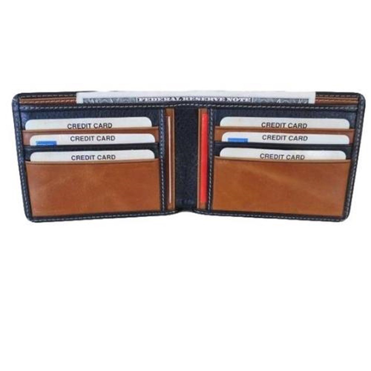 Zenga Orjinal Deri Cüzdan 288-04 Siyah Taba