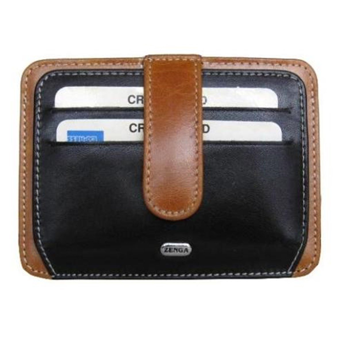 Zenga Orjinal Deri Cüzdanlı Kredi Kartlık 024-04 Garni Greyzi