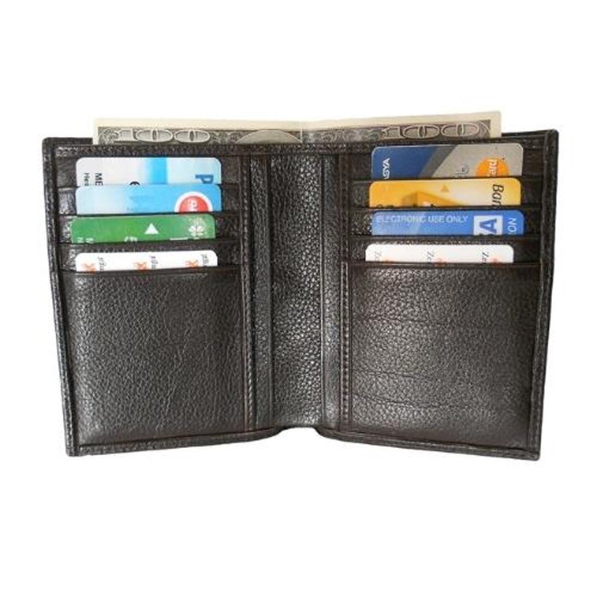 Zenga Orjinal Deri Erkek Cüzdanı İnce 708-2 Kahverengi