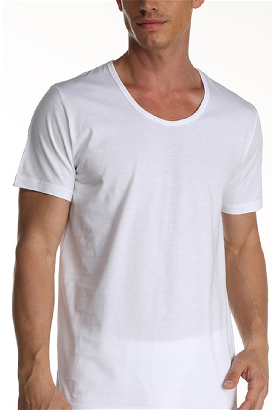ÇK 0953 ERKEK SÜPREM BİSİKLET YAKA T-SHİRT