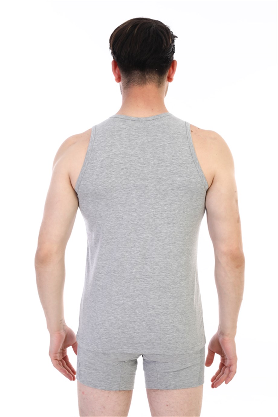 Erkek Elastanlı Gri Atlet 0917