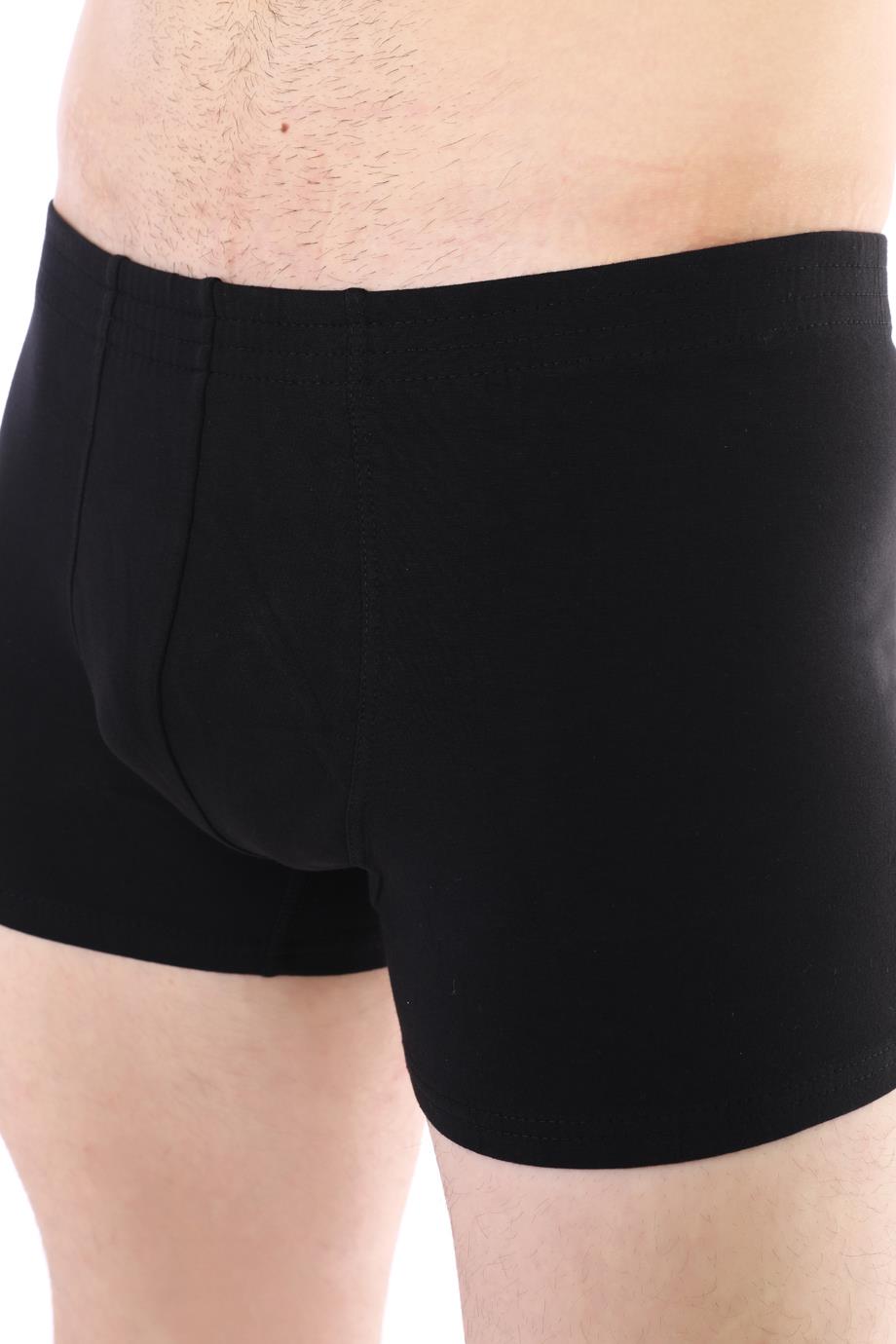 Erkek Elastanlı Siyah Boxer 810