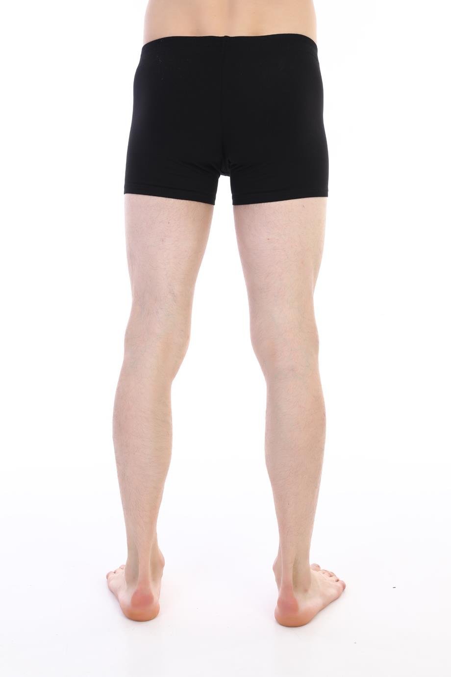 Erkek Elastanlı Siyah Boxer 810