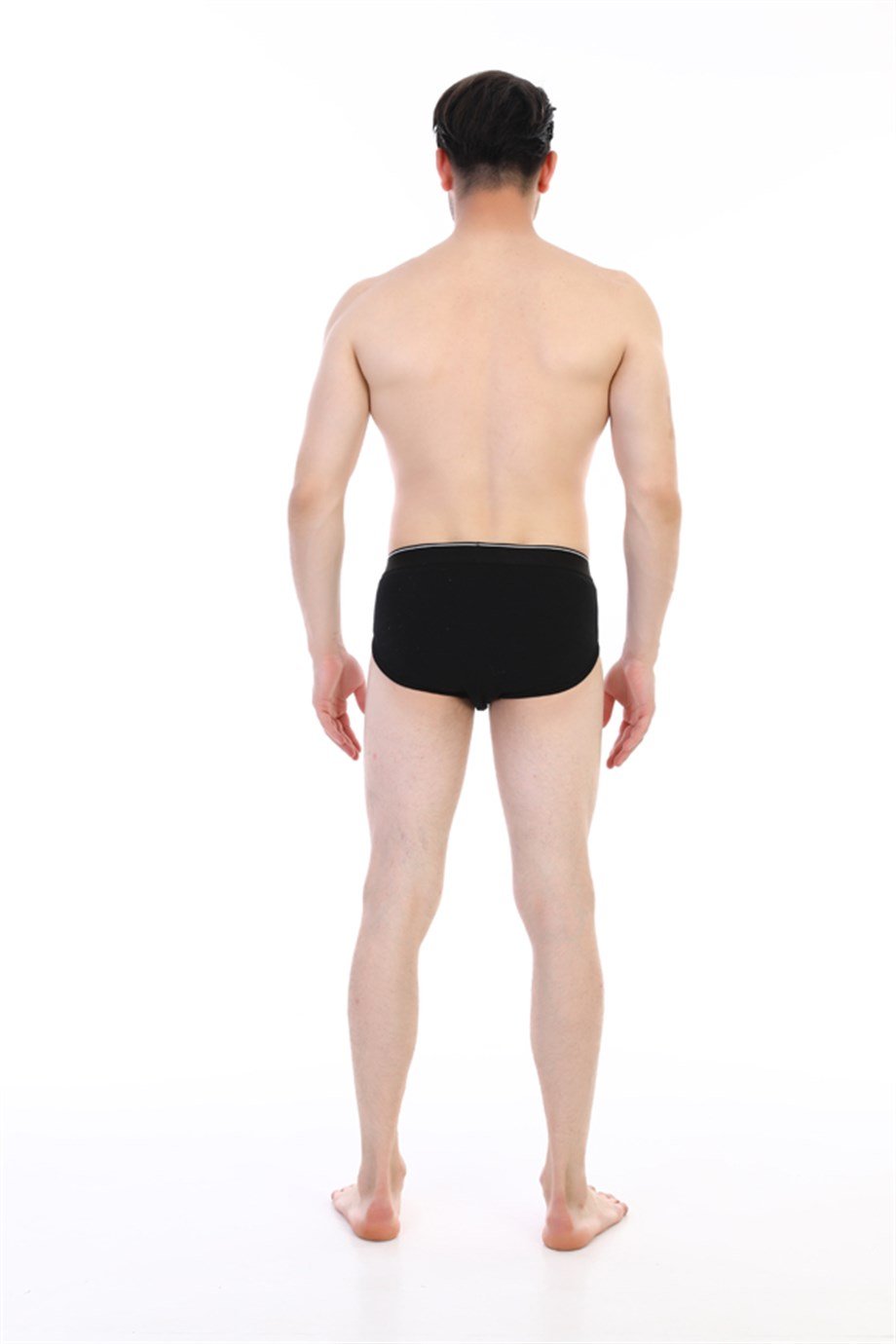 Erkek Elastanlı Siyah Slip 0887