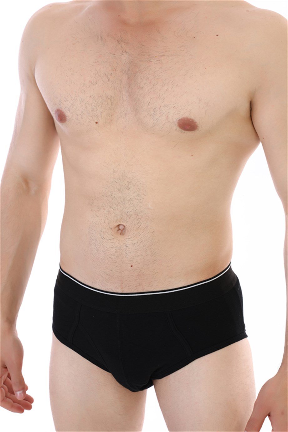 Erkek Elastanlı Siyah Slip 0887