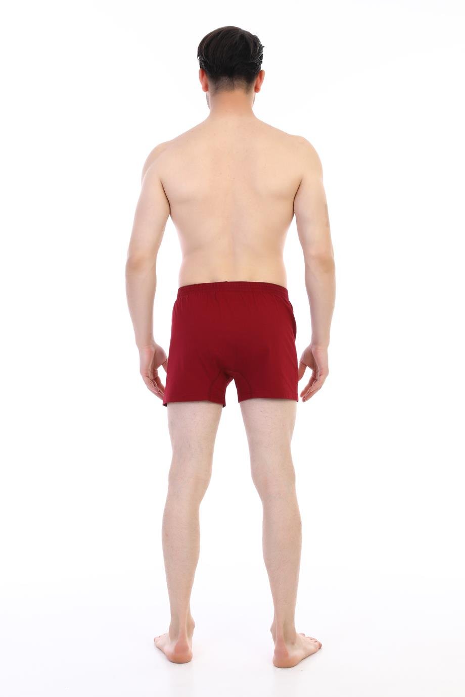 Erkek Penye Bordo Boxer 805