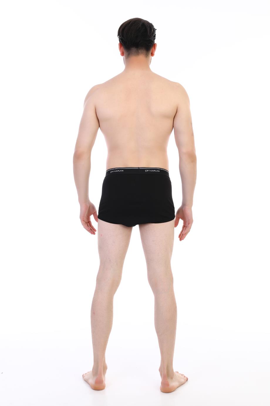 Erkek Ribana Klasik Siyah Slip 860