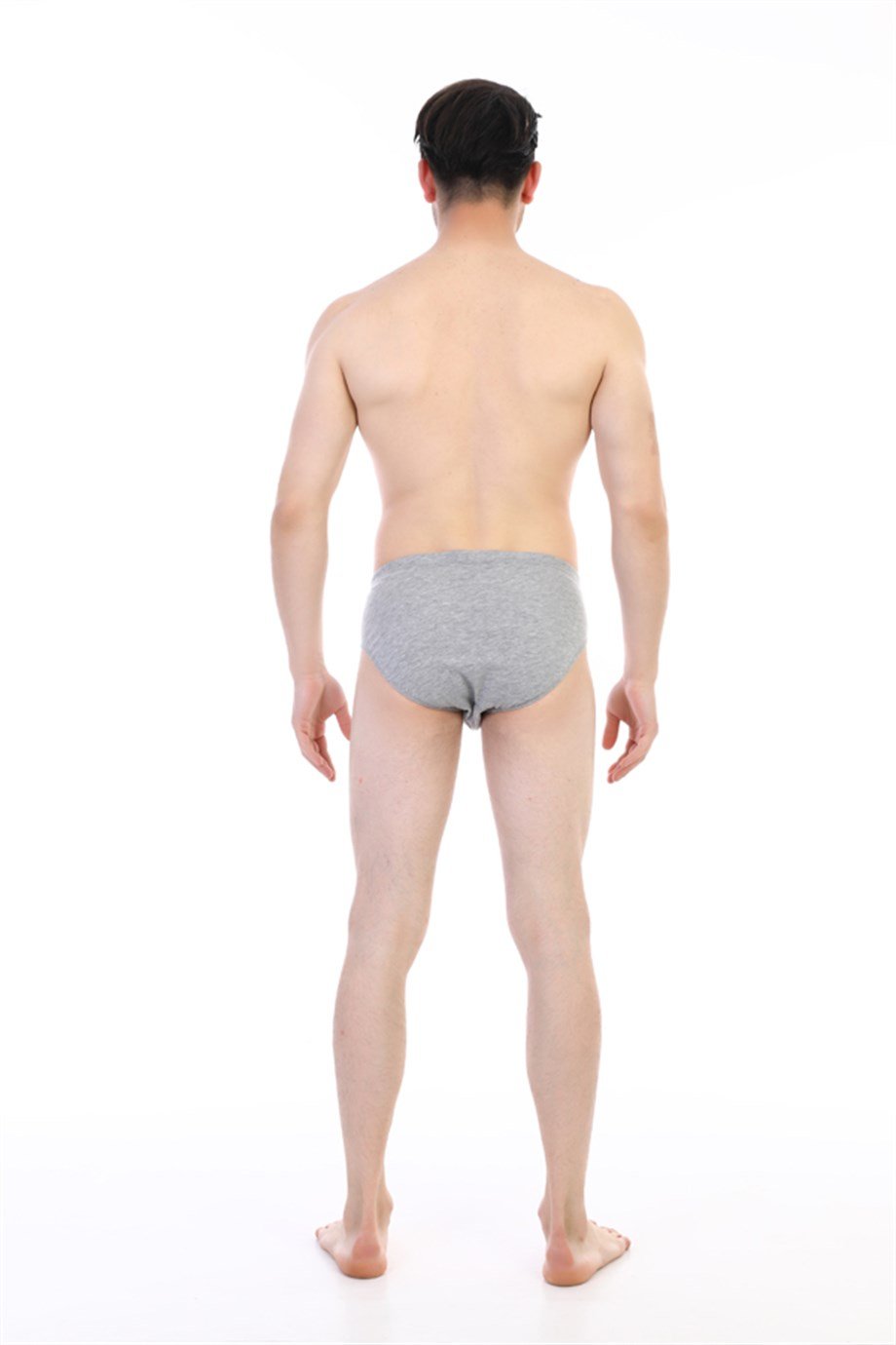 Erkek Süprem Gri Melanj Slip 0741