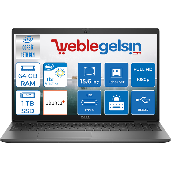 Dell Latitude 3540 Intel Core i7 1355U 64GB 1TB SSD Ubuntu 15.6