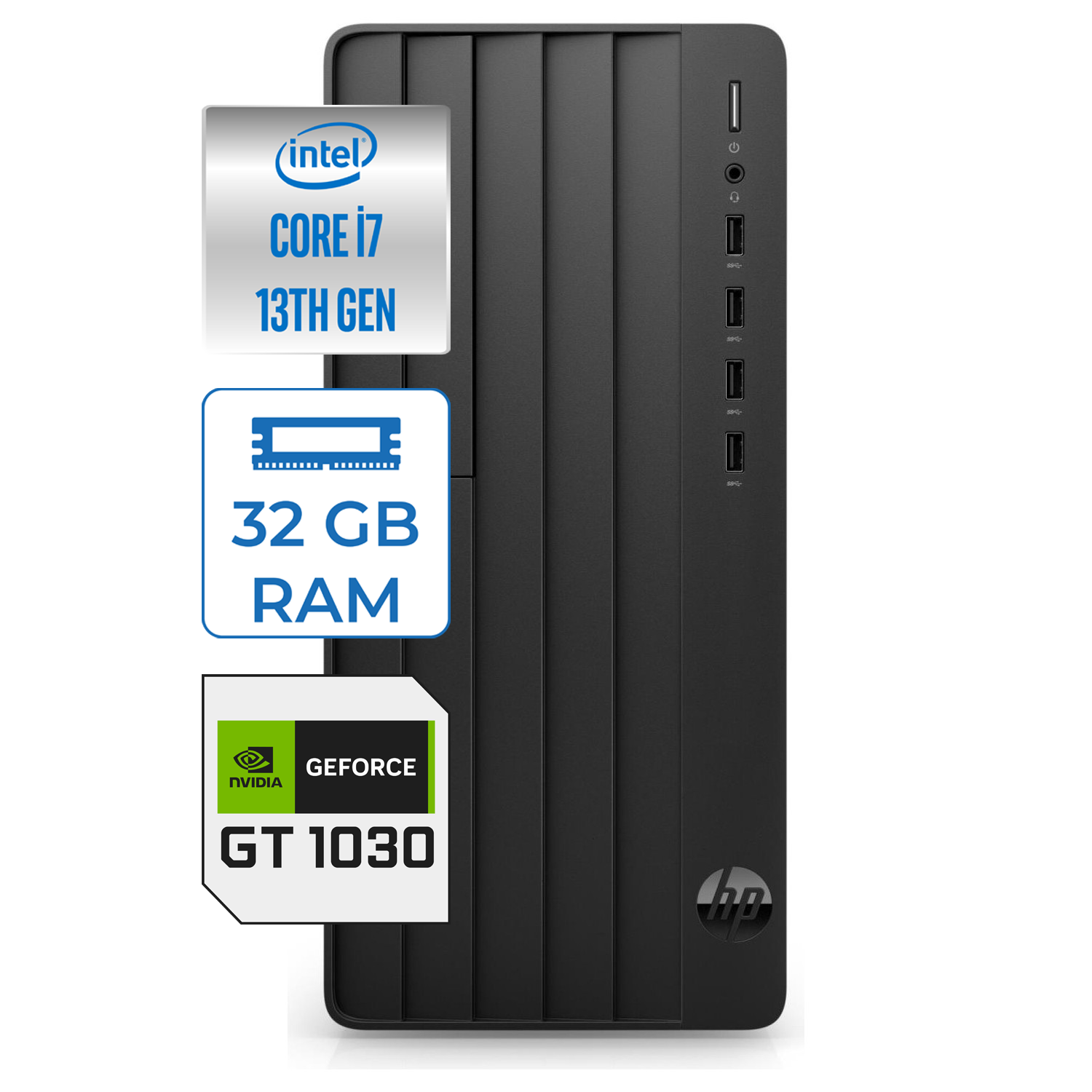 Hp 290 Pro G9 Intel Core I7 13700 32GB 1TB SSD Intel® UHD Graphics Windows 11 Pro 4GB GT1030 V8T2X1ES35