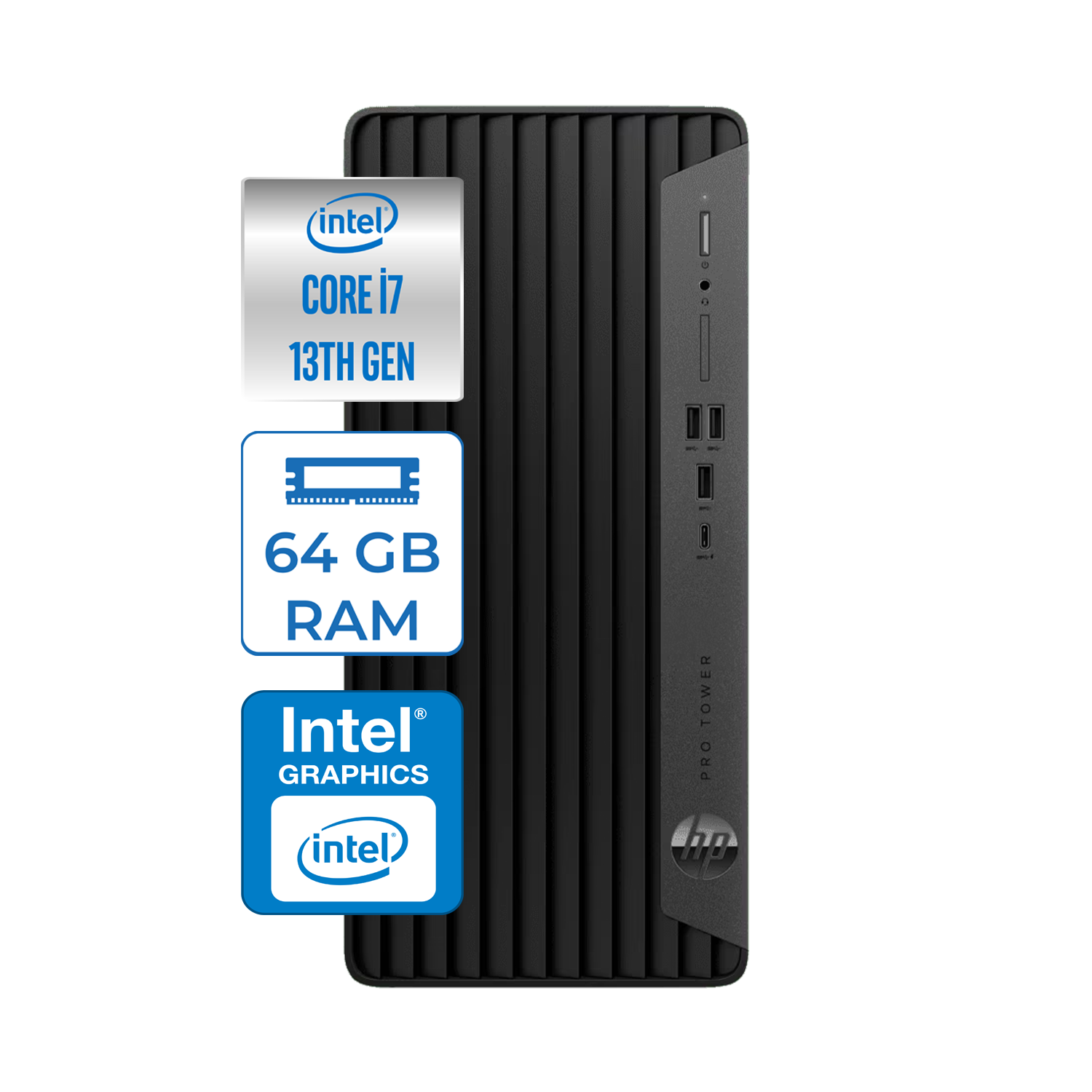 Hp 400 Pro G9 Intel Core I7-13700 64GB 4TB SSD Windows 11 Pro Masaüstü Bilgisayar W6U4T6EAW25