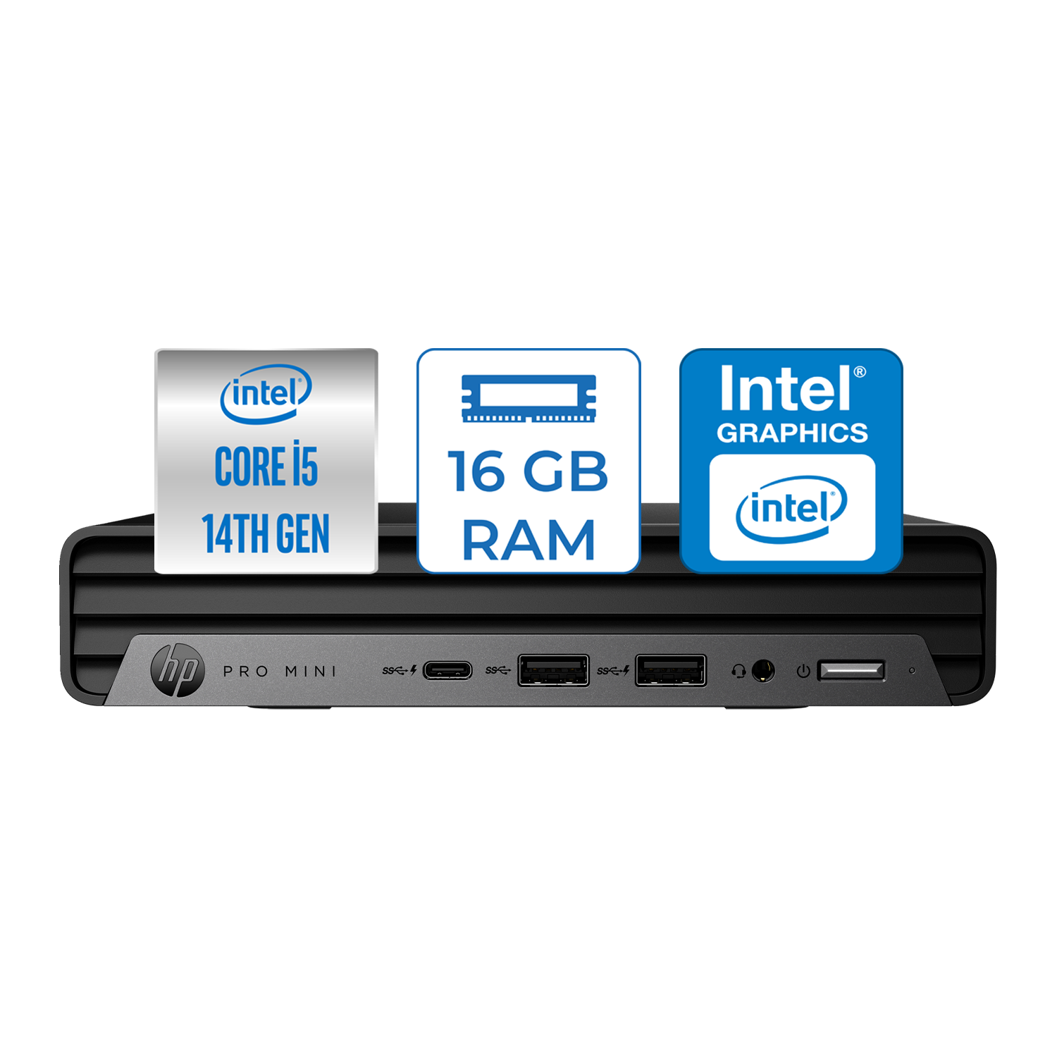 Hp Pro Mini 400 G9 Intel Core I5 14500T 16GB DDR5 256GB SSD Windows 11 Pro Mini Masaüstü Bilgisayar 9937R4EA66