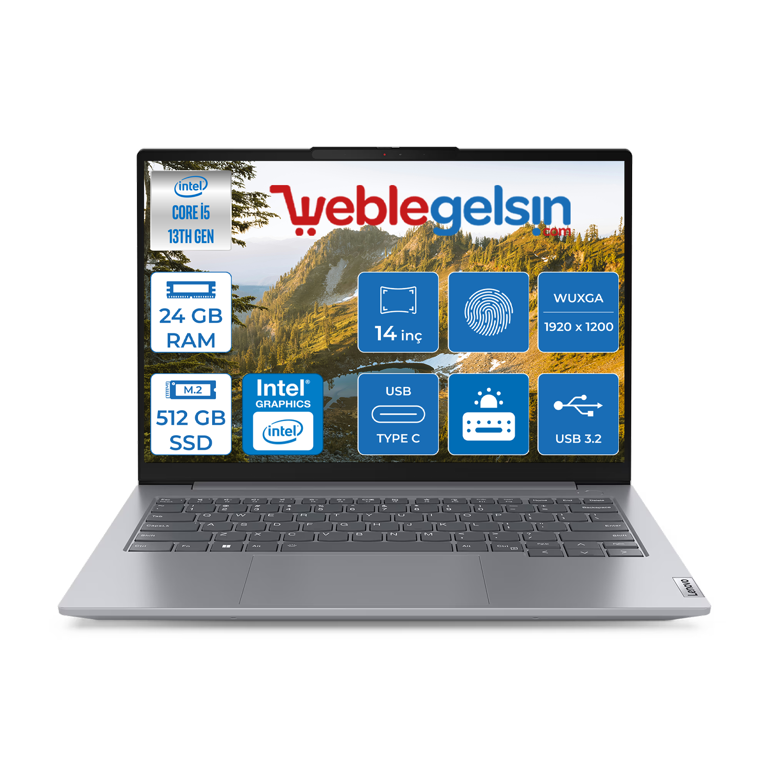 Lenovo Thinkbook 14 G6 Irl Intel Core I5 13420H 24GB DDR5 512GB SSD 14